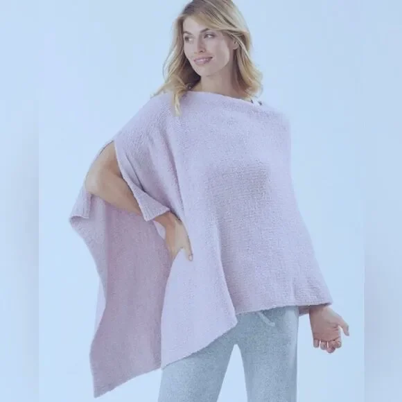 Tommy Bahama Island Soft Easy Pink Women's Poncho - Picture 2 of 9